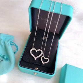 Tiffany Hollow Love Necklace