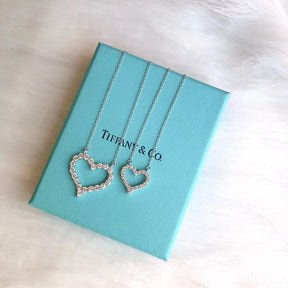 Tiffany Hollow Love Necklace