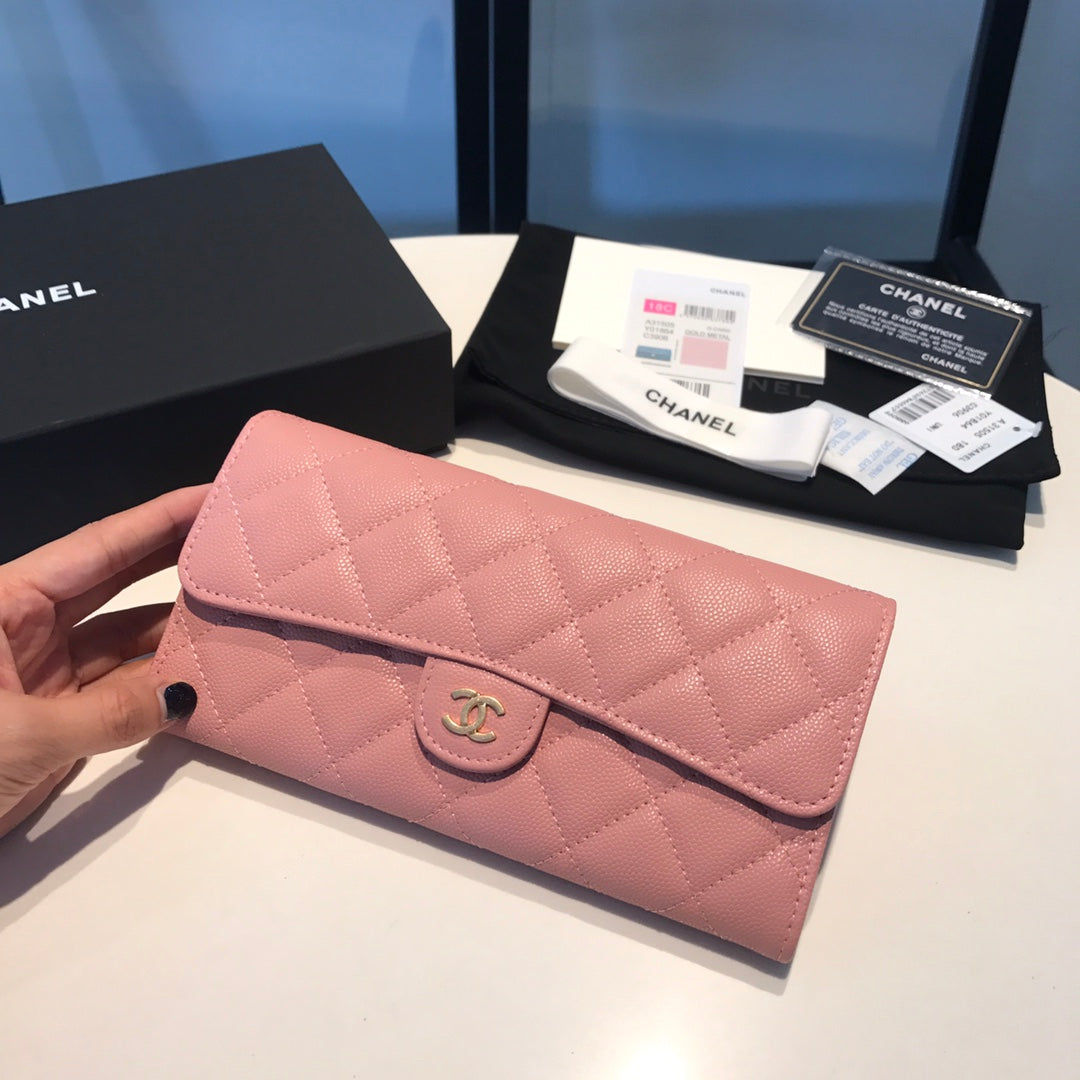 Chanel Rhombic Two-Fold Flap Wallet