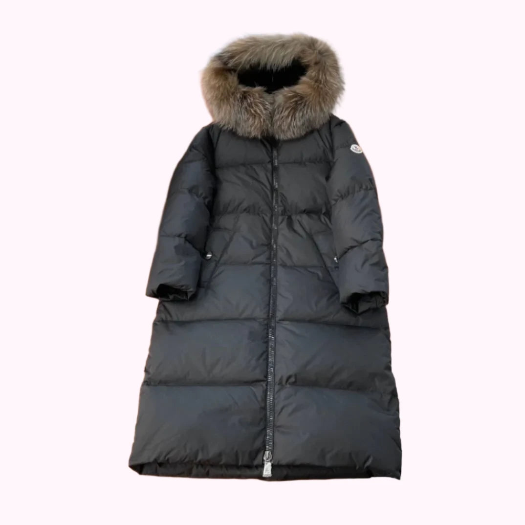 Moncler Winter Latest Hooded Long Down Jacket