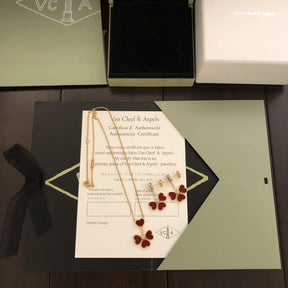 Van Cleef & Arpels Sweet Series Earrings & Necklace