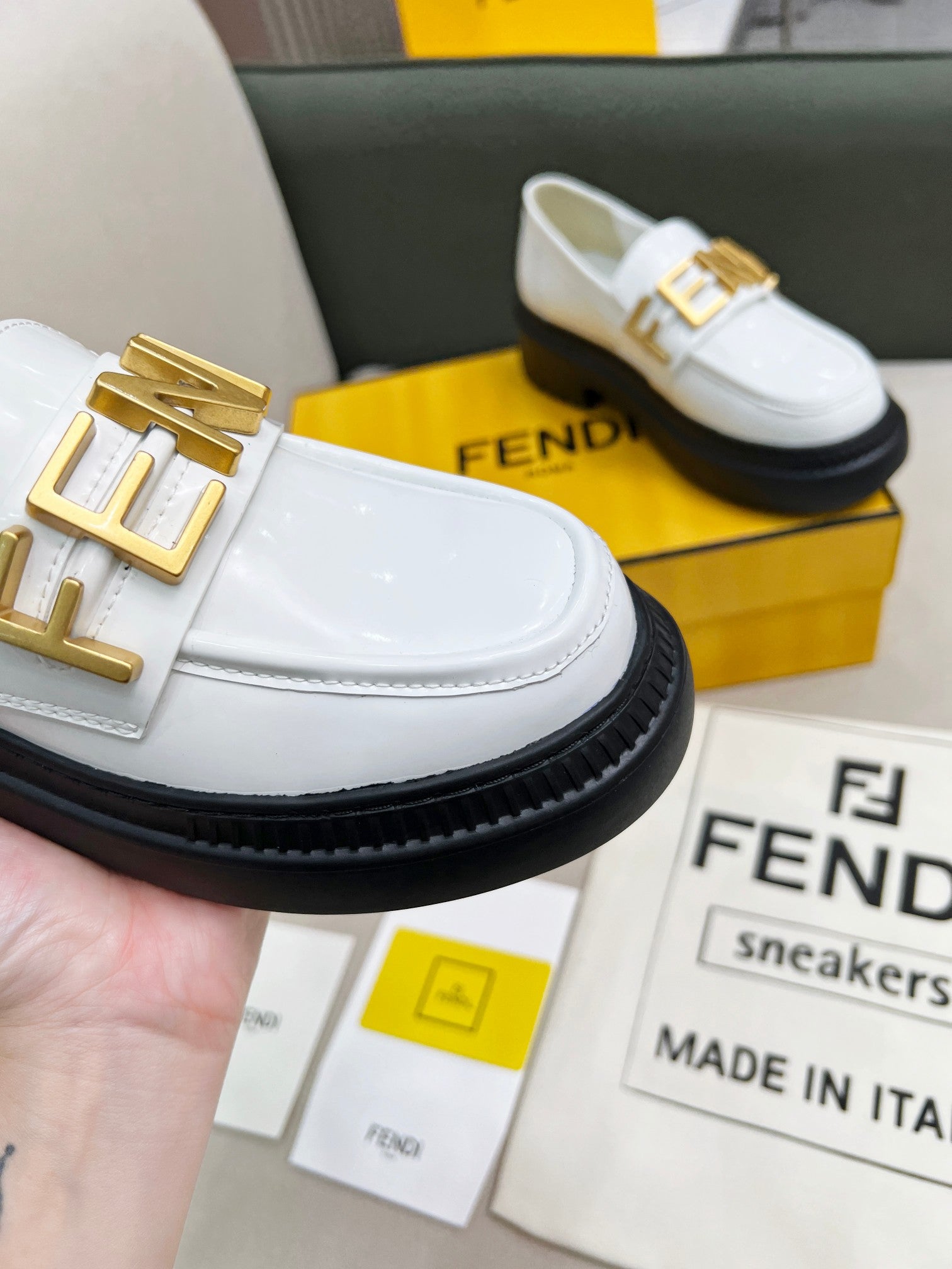 FENDI New Thick-Soled Martin Boots