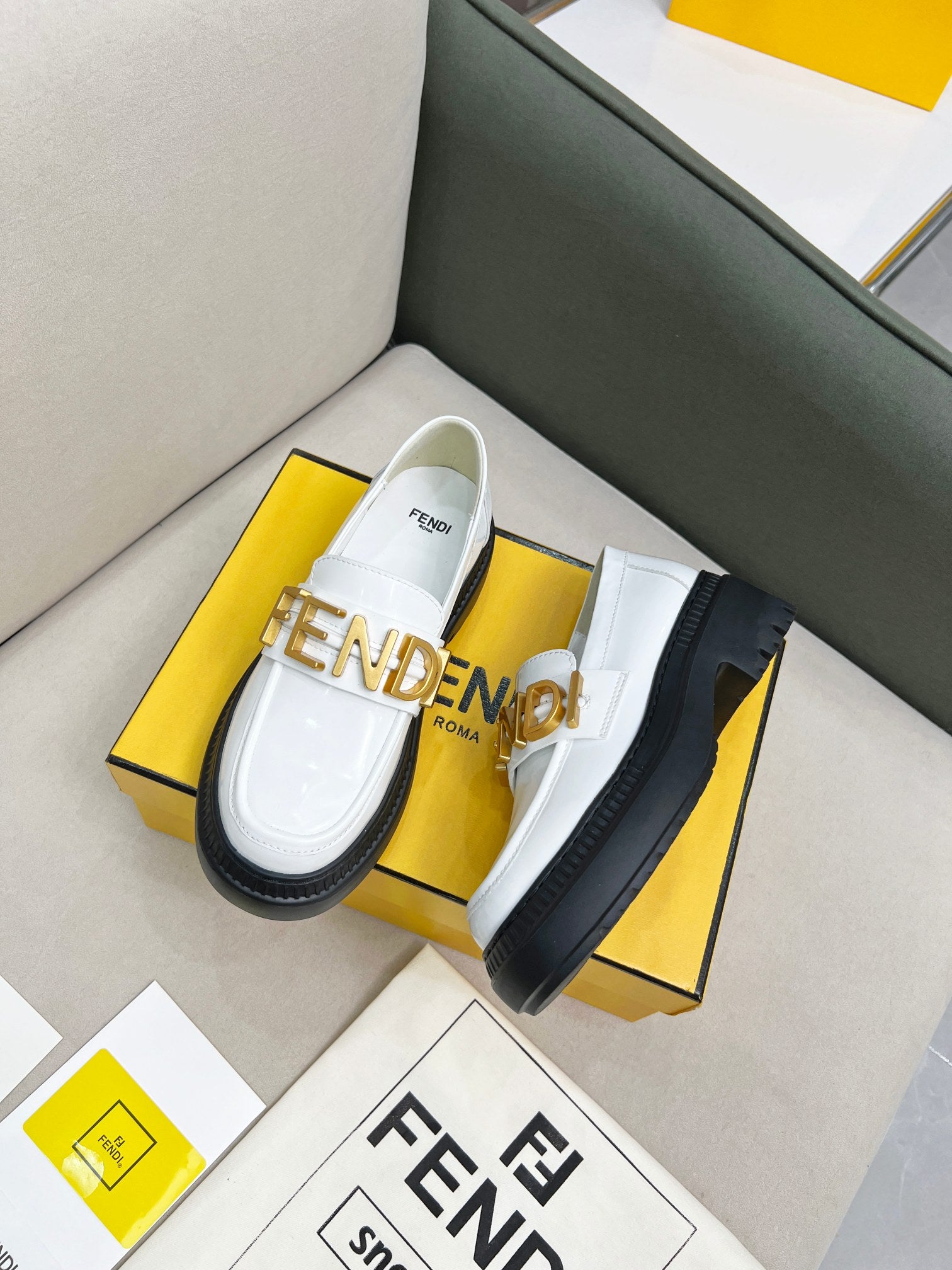 FENDI New Thick-Soled Martin Boots