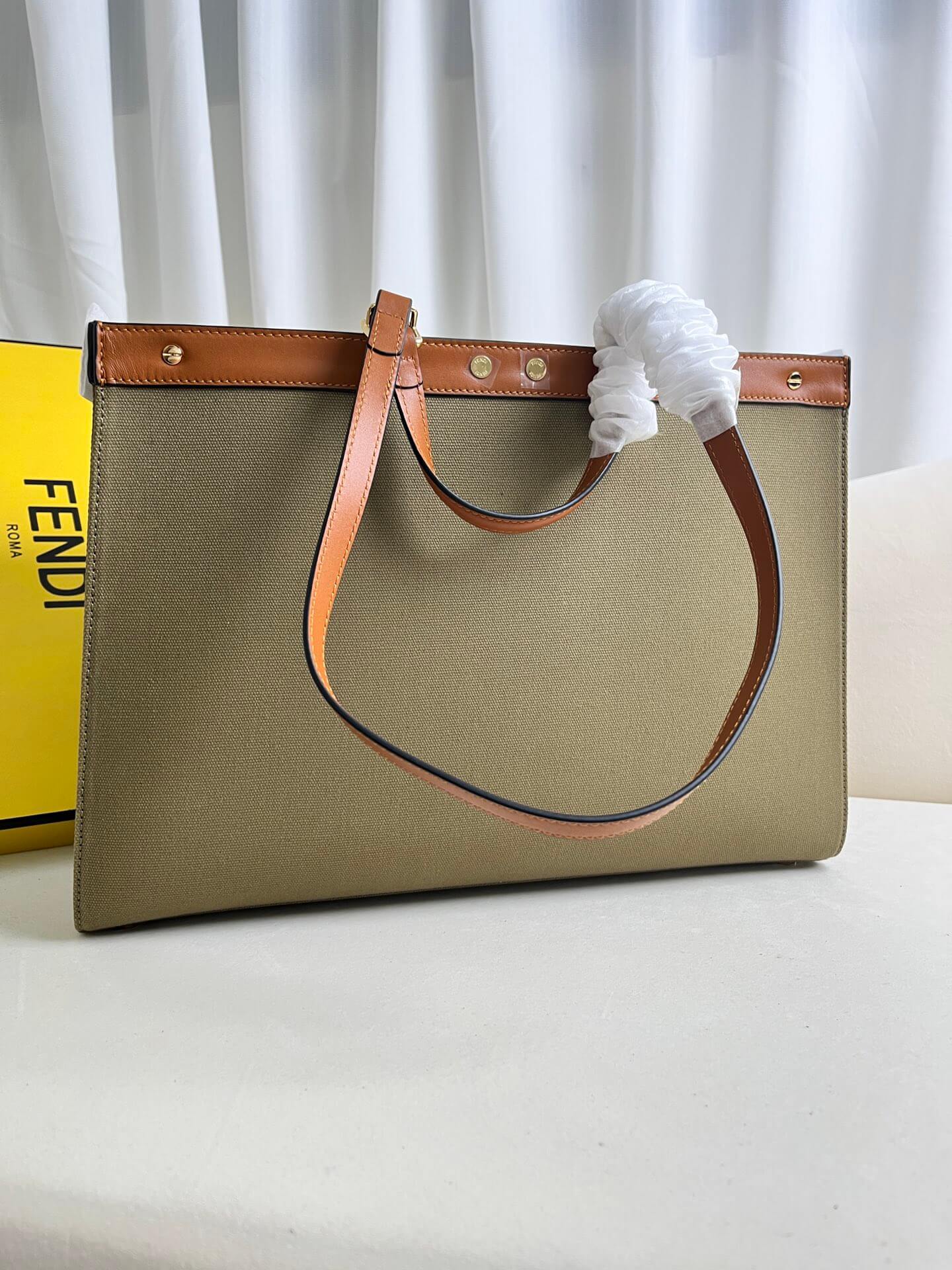 Fendi X-tote Bag In Canvas Bag