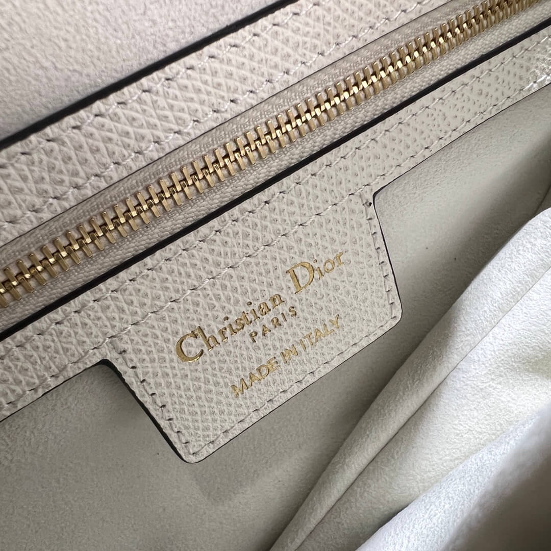 Dior Saddle White Bag