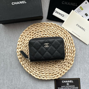 Chanel Zipped Coin Purse Wallets