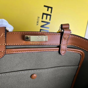 Fendi X-tote Bag In Canvas Bag