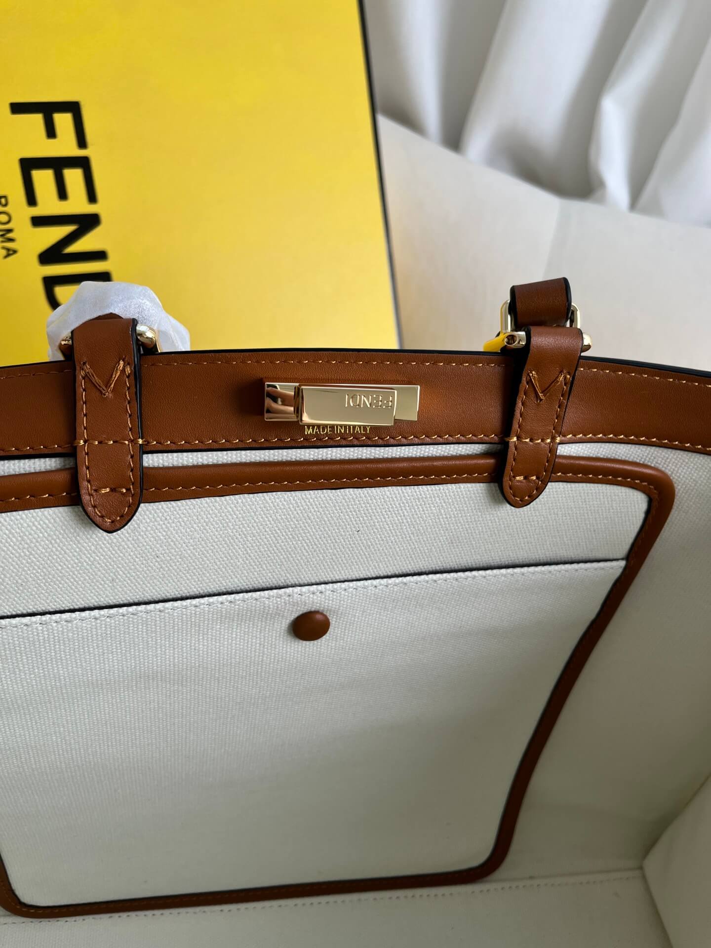 Fendi X-Tote Bag In Canvas Bag