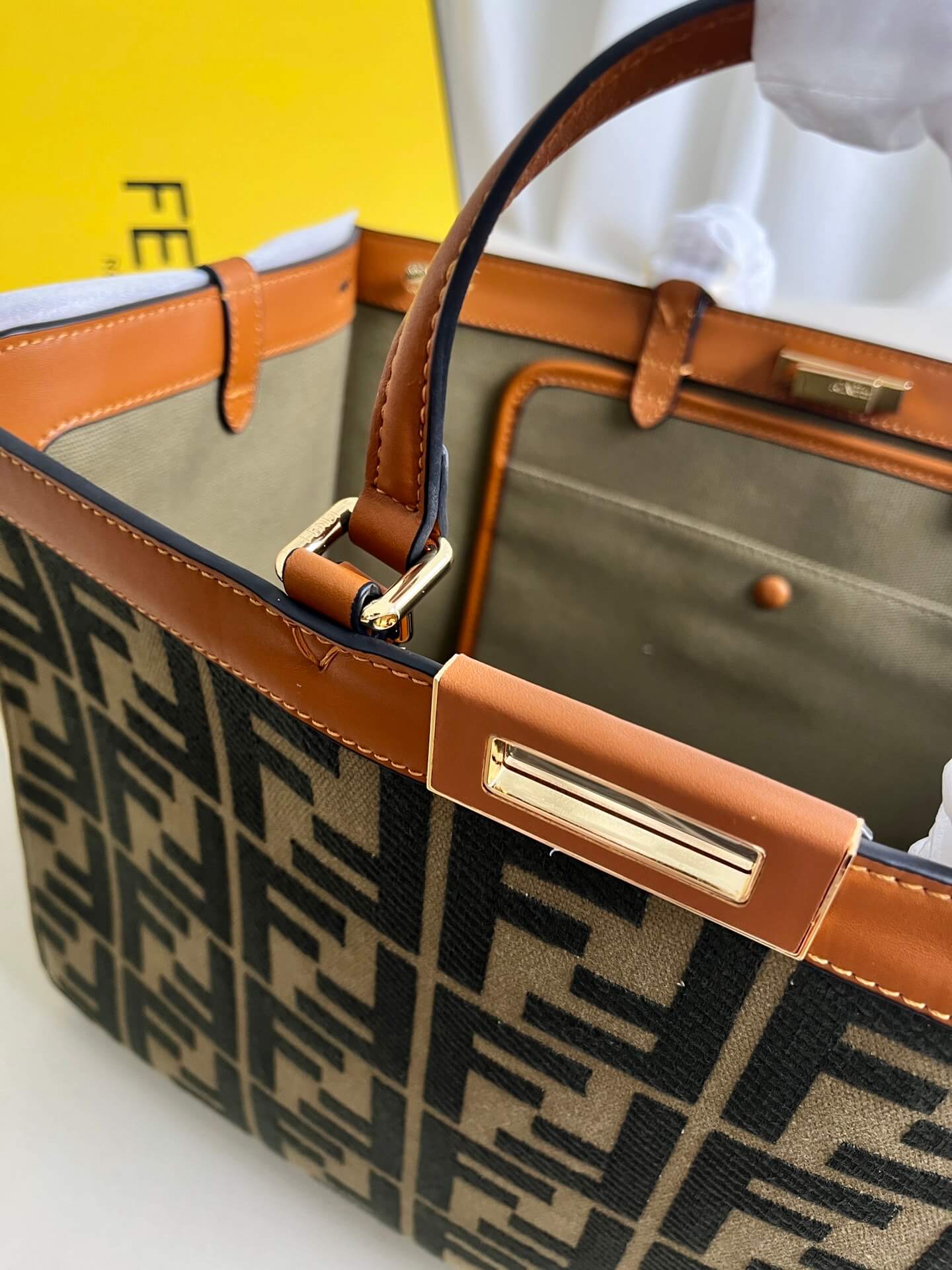 Fendi X-tote Bag In Canvas Bag