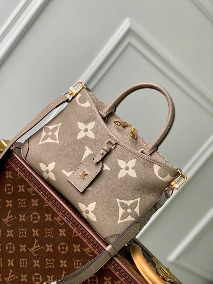 LV Trianon Bag In Monogram Empreinte Leather